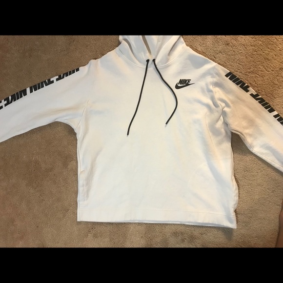 Nike Jackets & Blazers - White Nike Hoodie